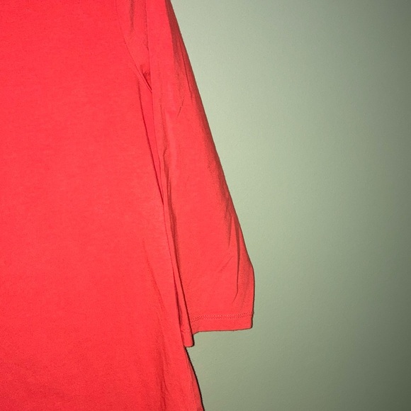 Jana Orange Fitted Long Sleeve Blouse - Picture 3 of 8